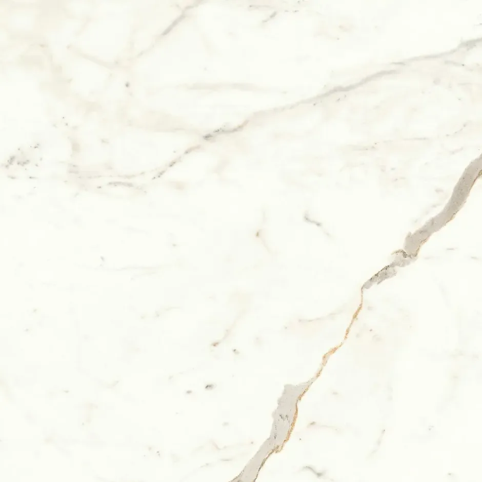 Ro'Ma Carrelage Carrelage effet Marbre Blanc Calacatta Prima 60x60x0,9 cm Brillant Faventa - Sol et mur intérieur (vendu par carton de 1,08 m²) -