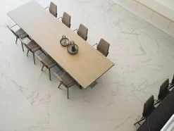 Carrelage effet Marbre Blanc Calacatta Extra 278x120x0,6 cm Mat Clarenza - Mur intérieur (vendu par carton de 3,336 m²) - RO'MA CA-Ro'Ma Carrelage Discount