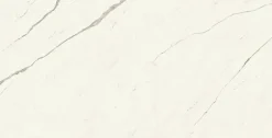 Ro'Ma Carrelage Carrelage effet Marbre Blanc Calacatta Alba 240x120x0,9 cm Brillant Montira - Mur intérieur (vendu par carton de 2,88 m²) - RO'MA