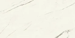 Ro'Ma Carrelage Carrelage effet Marbre Blanc Calacatta Alba 240x120x0,9 cm Brillant Montira - Mur intérieur (vendu par carton de 2,88 m²) - RO'MA