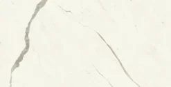 Carrelage effet Marbre Blanc Calacatta Alba 150x75x0,9 cm Brillant Montira - Sol et mur intérieur (vendu par carton de 2,25 m²) --Ro'Ma Carrelage Outlet
