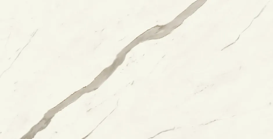 Carrelage effet Marbre Blanc Calacatta Alba 150x75x0,9 cm Brillant Montira - Sol et mur intérieur (vendu par carton de 2,25 m²) --Ro'Ma Carrelage Outlet