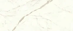 Ro'Ma Carrelage Carrelage effet Marbre Blanc Calacatta Prima 120x50x0,85 cm Silk Faventa - Mur intérieur (vendu par carton de 1,8 m²) - RO'MA CARR