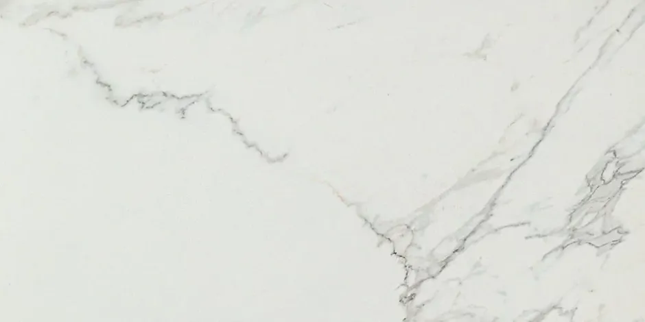 Carrelage effet Marbre Blanc Calacatta Extra 60x30x0,9 cm Mat Clarenza - Sol et mur intérieur (vendu par carton de 1,26 m²) - RO'M-Ro'Ma Carrelage Clearance