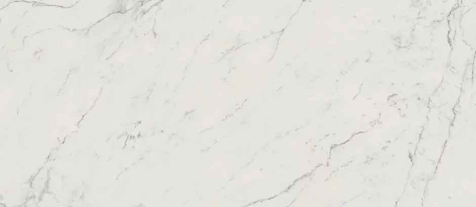 Ro'Ma Carrelage Carrelage effet Marbre Blanc Calacatta Extra 278x120x0,6 cm Brillant Clarenza - Mur intérieur (vendu par carton de 3,336 m²) - RO'