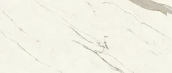 Ro'Ma Carrelage Carrelage effet Marbre Blanc Calacatta Alba 278x120x0,6 cm Silk Montira - Mur intérieur (vendu par carton de 3,336 m²) - RO'MA CAR