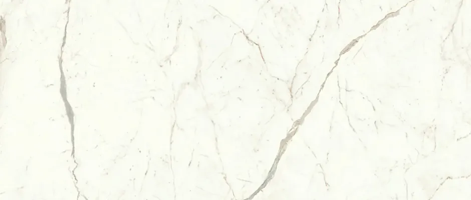 Carrelage effet Marbre Blanc Calacatta Prima 278x120x0,6 cm Silk Faventa - Mur intérieur (vendu par carton de 3,336 m²) - RO'MA CA-Ro'Ma Carrelage New