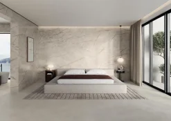 Carrelage effet Marbre Blanc Himalaya 278x120x0,6 cm Silk Sorvella - Mur intérieur (vendu par carton de 3,336 m²) - RO'MA CARRELAG-Ro'Ma Carrelage Hot