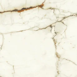 Ro'Ma Carrelage Carrelage effet Marbre Blanc Calacatta Supreme 60x60x0,9 cm Brillant Faventa - Sol et mur intérieur (vendu par carton de 1,08 m²)