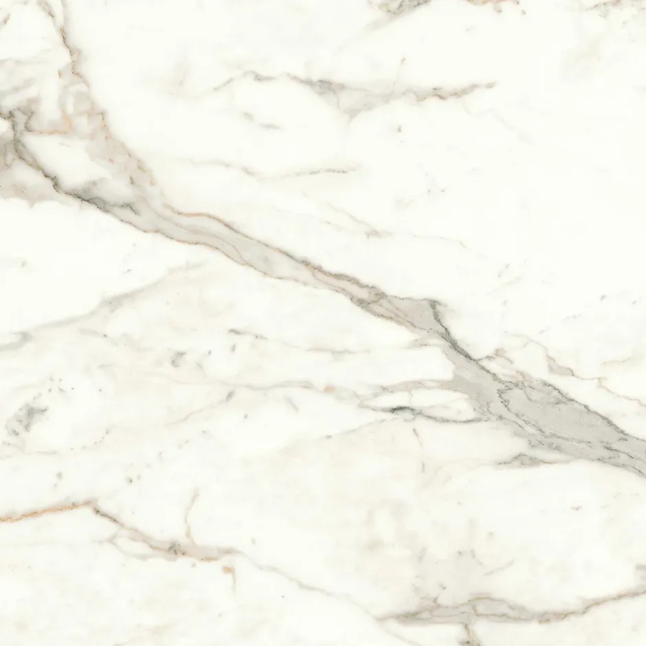 Ro'Ma Carrelage Carrelage effet Marbre Blanc Calacatta Prima 60x60x0,9 cm Silk Faventa - Sol et mur intérieur (vendu par carton de 1,08 m²) - RO'M