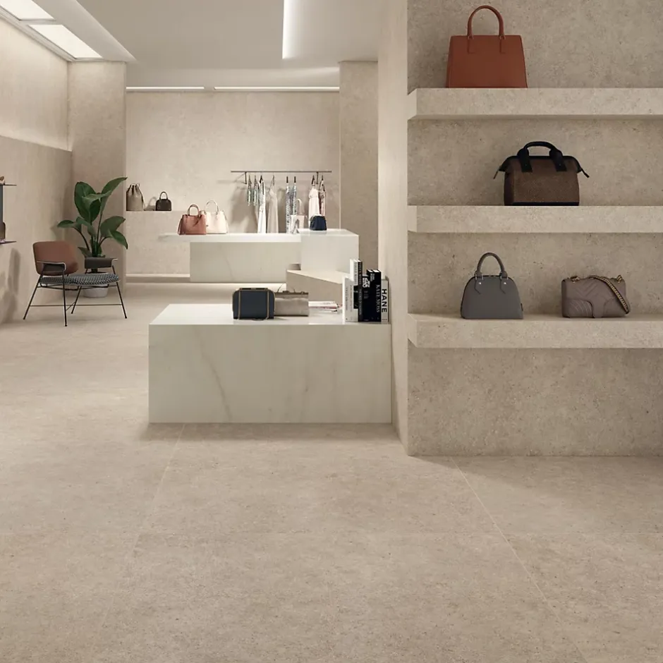 Ro'Ma Carrelage Carrelage effet Marbre Blanc Calacatta Celeste 278x120x0,6 cm Brillant Faventa - Mur intérieur (vendu par carton de 3,336 m²) - RO