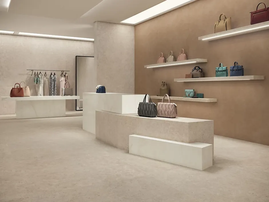 Ro'Ma Carrelage Carrelage effet Marbre Blanc Calacatta Celeste 278x120x0,6 cm Brillant Faventa - Mur intérieur (vendu par carton de 3,336 m²) - RO