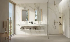 Carrelage effet Marbre 3D Blanc Calacatta Sublime Claw 120x50x0,85 cm Mat Venerio - Mur intérieur (vendu par carton de 1,8 m²) - R-Ro'Ma Carrelage Clearance