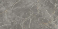 Ro'Ma Carrelage Carrelage effet Marbre Gris Titan 240x120x0,9 cm Brillant Montira - Mur intérieur (vendu par carton de 2,88 m²) -
