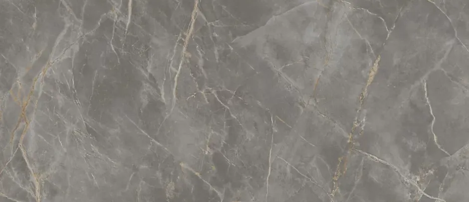 Ro'Ma Carrelage Carrelage effet Marbre Gris Titan 278x120x0,6 cm Brillant Montira - Mur intérieur (vendu par carton de 3,336 m²) -