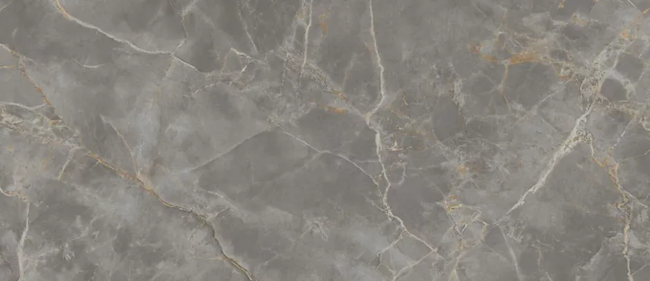 Ro'Ma Carrelage Carrelage effet Marbre Gris Titan 278x120x0,6 cm Brillant Montira - Mur intérieur (vendu par carton de 3,336 m²) -