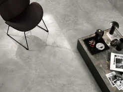 Ro'Ma Carrelage Carrelage effet Marbre Gris Mist 278x120x0,6 cm Brillant Montira - Mur intérieur (vendu par carton de 3,336 m²) -