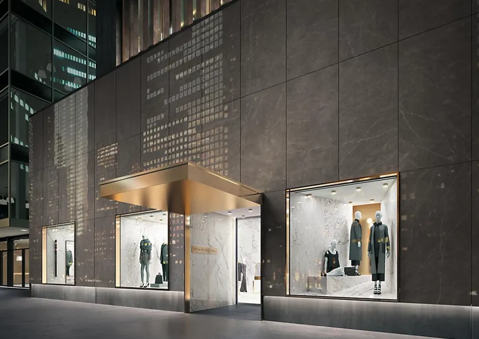 Carrelage effet Marbre Gris Ombre 278x120x0,6 cm Mat Clarenza - Mur intérieur (vendu par carton de 3,336 m²) --Ro'Ma Carrelage Online