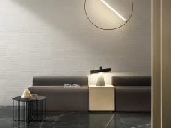 Carrelage effet Marbre Noir Notte 278x120x0,6 cm Brillant Florenza - Mur intérieur (vendu par carton de 3,336 m²) - RO'MA CARRELAG-Ro'Ma Carrelage New