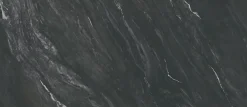 Carrelage effet Marbre Noir Vulcano 278x120x0,6 cm Silk Sorvella - Mur intérieur (vendu par carton de 3,336 m²) --Ro'Ma Carrelage