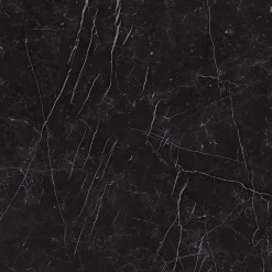 Ro'Ma Carrelage Carrelage effet Marbre Noir Marquina 60x60x0,9 cm Mat Marvillo - Sol et mur intérieur (vendu par carton de 1,08 m²) - RO'MA CARREL