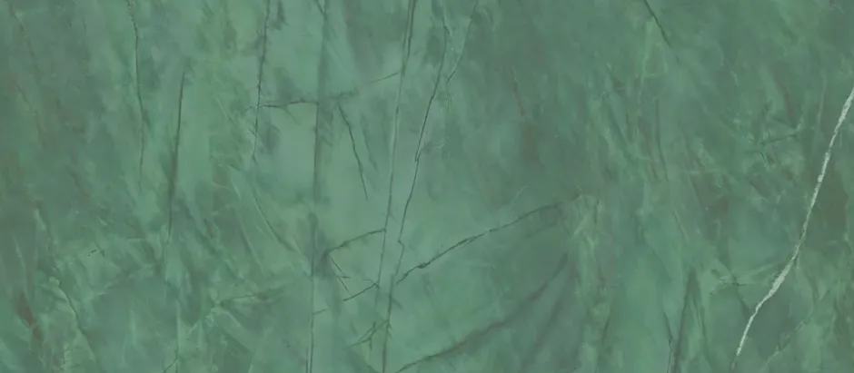 Ro'Ma Carrelage Carrelage effet Marbre Vert Smeraldo 278x120x0,6 cm Brillant Florenza - Mur intérieur (vendu par carton de 3,336 m²) - RO'MA CARRE