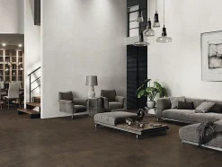 Carrelage Effet métal Roof marron Lappato 60x60 cm-Tinker Online