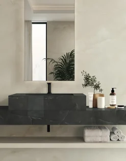 Ro'Ma Carrelage Carrelage effet Onyx Blanc Opalin 278x120x0,6 cm Brillant Nerolio - Mur intérieur (vendu par carton de 3,336 m²) -