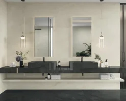 Carrelage effet Onyx Noir Obsidienne 240x120x0,9 cm Brillant Nerolio - Mur intérieur (vendu par carton de 2,88 m²) - RO'MA CARRELA-Ro'Ma Carrelage Online