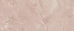 Carrelage effet Onyx Rose Quartz 278x120x0,6 cm Brillant Nerolio - Mur intérieur (vendu par carton de 3,336 m²) --Ro'Ma Carrelage Hot