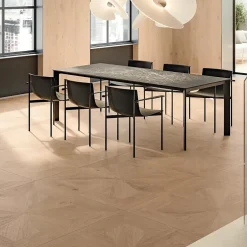 Carrelage effet Parquet Bois Chêne Rovere Etoile 120x120x0,9 cm Mat Cedrano - Sol et mur intérieur (vendu par carton de 2,88 m²) --Ro'Ma Carrelage New