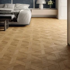 Carrelage effet Parquet Bois Chêne Brut Mix 40x34,6x0,95 cm Mat Lorenta - Sol et mur intérieur (vendu par carton de 0,83 m²) - RO'-Ro'Ma Carrelage Sale
