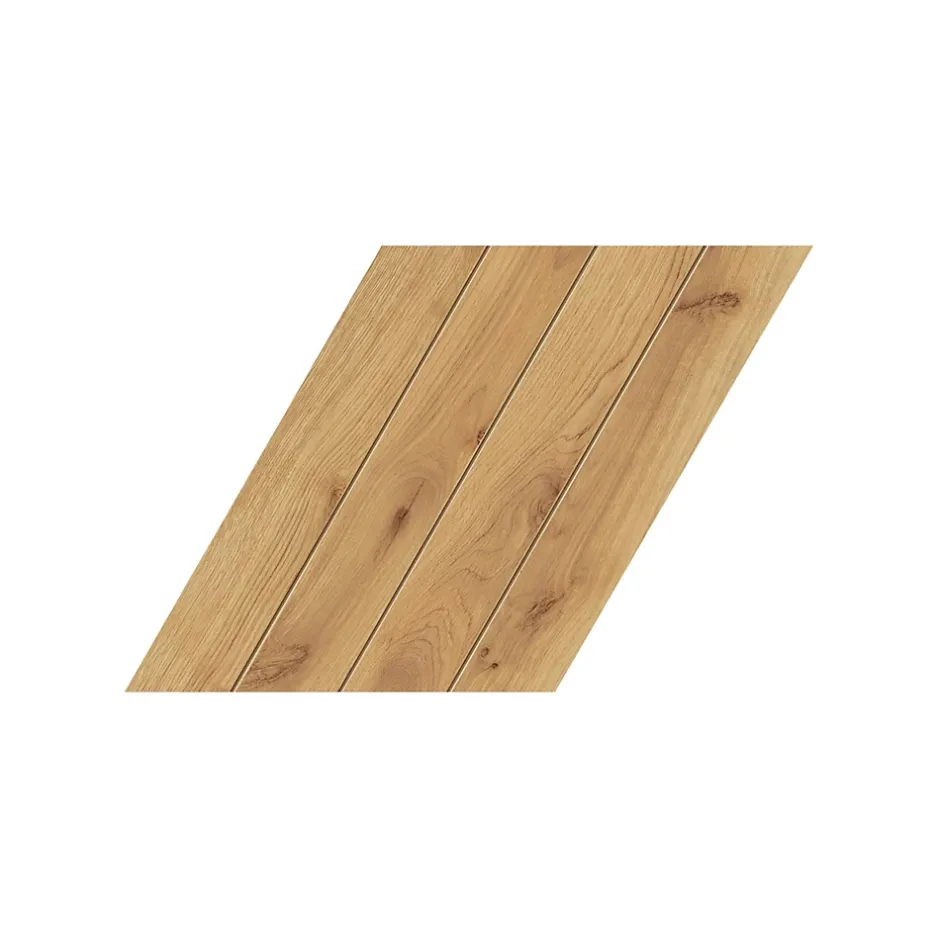 Ro'Ma Carrelage Carrelage effet Parquet Bois Chêne Brun Chevron Pointe de Hongrie 45x32,5x0,95 cm Mat Bravino - Sol et mur intérieur (vendu par ca