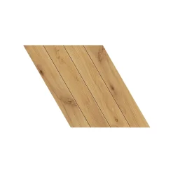 Ro'Ma Carrelage Carrelage effet Parquet Bois Chêne Brun Chevron Pointe de Hongrie 45x32,5x0,95 cm Mat Bravino - Sol et mur intérieur (vendu par ca