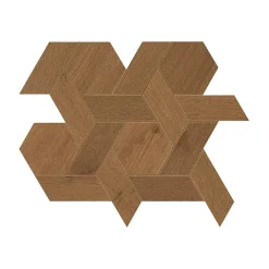 Ro'Ma Carrelage Carrelage effet Parquet Bois Chêne Cognac Mix 40x34,6x0,95 cm Mat Lorenta - Sol et mur intérieur (vendu par carton de 0,83 m²) - R