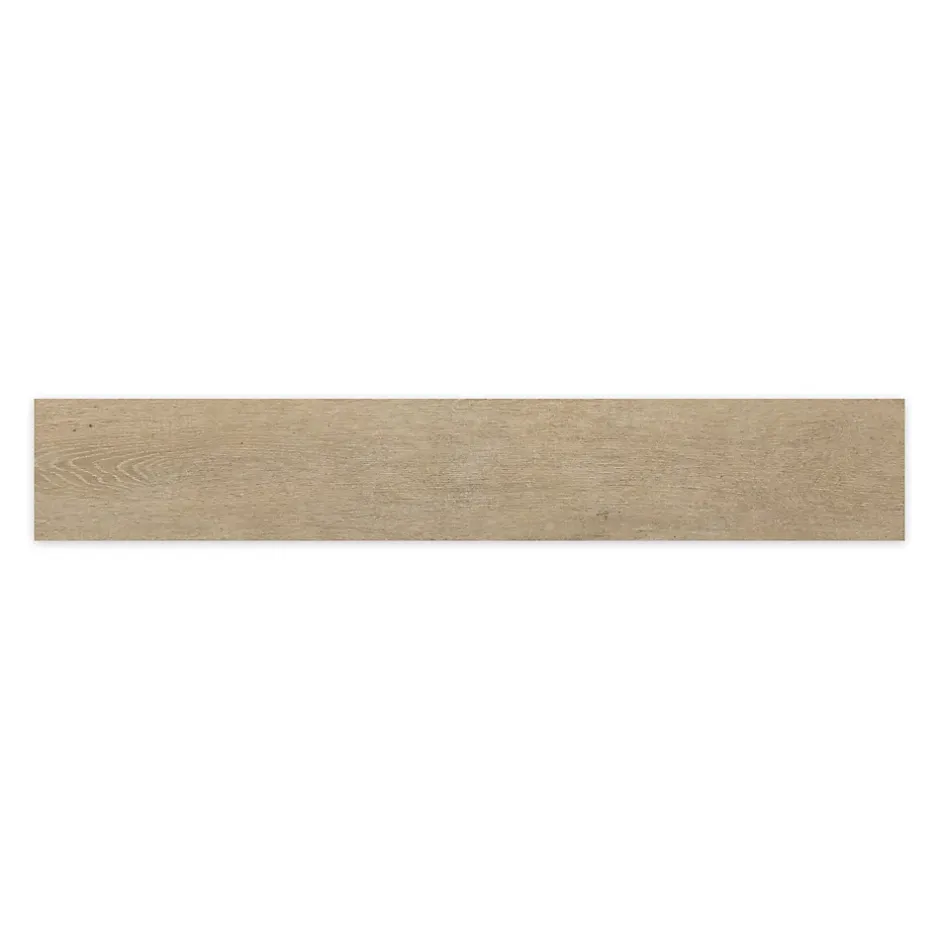Ro'Ma Carrelage Carrelage effet Parquet Bois Brun Brut 151x24x0,9 cm In&Out Lunerol - Sol et mur intérieur et Sol extérieur -