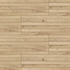 Ro'Ma Carrelage Carrelage effet Parquet Bois Chêne Ivoire Stripe 75x18,5x0,9 cm Mat Bravino - Sol et mur intérieur (vendu par carton de 0,555 m²)