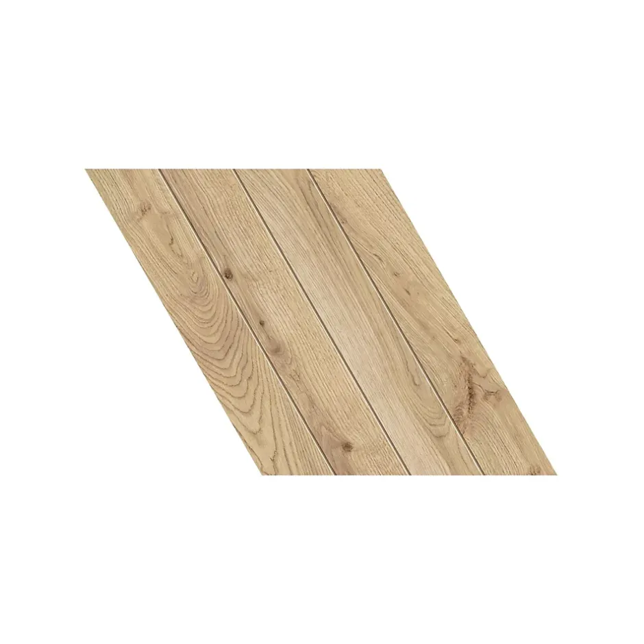 Ro'Ma Carrelage Carrelage effet Parquet Bois Chêne Ivoire Chevron Pointe de Hongrie 45x32,5x0,95 cm Mat Bravino - Sol et mur intérieur (vendu par