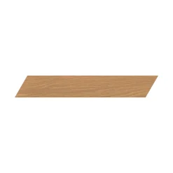 Carrelage effet Parquet Bois Chêne Cannella Chevron Pointe de Hongrie 45x7,5x0,9 cm Mat Cedrano - Sol et mur intérieur (vendu par-Ro'Ma Carrelage Outlet
