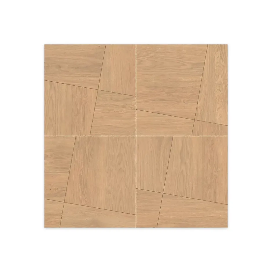 Carrelage effet Parquet Bois Chêne Rovere Modula 120x120x0,9 cm Mat Cedrano - Sol et mur intérieur (vendu par carton de 2,88 m²) --Ro'Ma Carrelage New