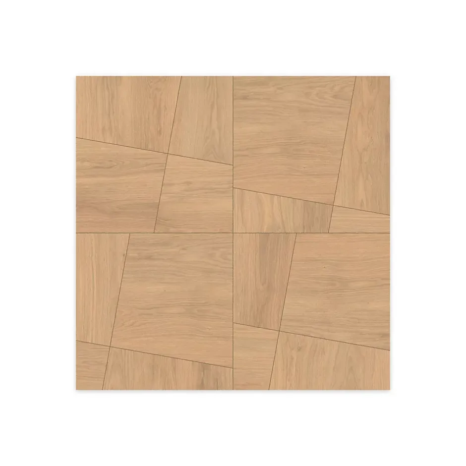 Carrelage effet Parquet Bois Chêne Rovere Modula 120x120x0,9 cm Mat Cedrano - Sol et mur intérieur (vendu par carton de 2,88 m²) --Ro'Ma Carrelage New