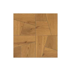 Carrelage effet Parquet Bois Chêne Caramel Quadra 56,1x56,1x0,95 cm Mat Bravino - Sol et mur intérieur (vendu par carton de 0,629-Ro'Ma Carrelage Best