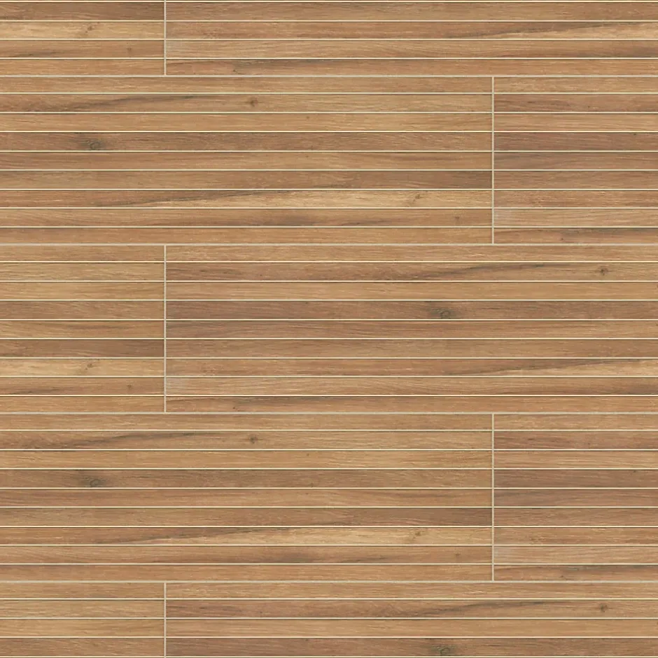 Carrelage effet Parquet Bois Chêne Ambre Stripe 90x22,5x0,95 cm Mat Tarina - Sol et mur intérieur (vendu par carton de 0,81 m²) --Ro'Ma Carrelage Sale