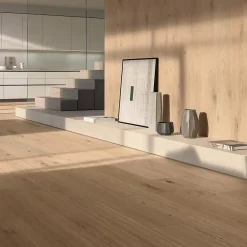 Ro'Ma Carrelage Carrelage effet Parquet Bois Chêne Rovere Rustic 120x20x0,9 cm Mat Cedrano - Sol et mur intérieur (vendu par carton de 1,44 m²) -