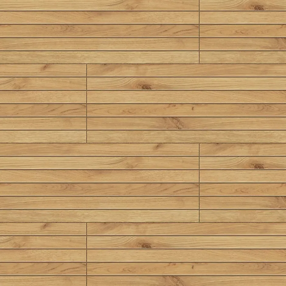 Carrelage effet Parquet Bois Chêne Brun Stripe 75x18,5x0,9 cm Mat Bravino - Sol et mur intérieur (vendu par carton de 0,555 m²) --Ro'Ma Carrelage