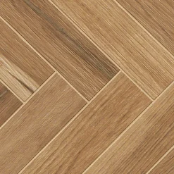 Ro'Ma Carrelage Carrelage effet Parquet Bois Chêne Ambre Bâtons Rompus 41,2x36,2x0,95 cm Mat Tarina - Sol et mur intérieur (vendu par carton de 0,