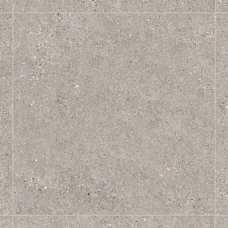 Ro'Ma Carrelage Carrelage effet Pierre Beige Sable 100x100x0,8 cm Serdano - Sol et mur intérieur et Sol extérieur -