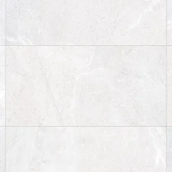 Ro'Ma Carrelage Carrelage effet Pierre Blanc Perle 120x60x0,9 cm In&Out Luzerio - Sol et mur intérieur et Sol extérieur -