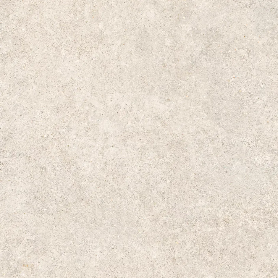 Ro'Ma Carrelage Carrelage effet Pierre Calcaire Beige Ivoire 80x80x0,9 cm Mat Domella - Sol et mur intérieur (vendu par carton de 1,28 m²) - RO'MA