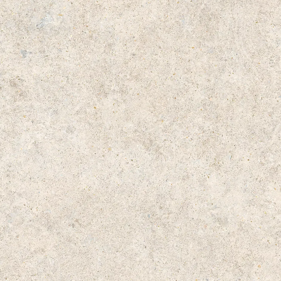 Ro'Ma Carrelage Carrelage effet Pierre Calcaire Beige Ivoire 80x80x0,9 cm Mat Domella - Sol et mur intérieur (vendu par carton de 1,28 m²) - RO'MA